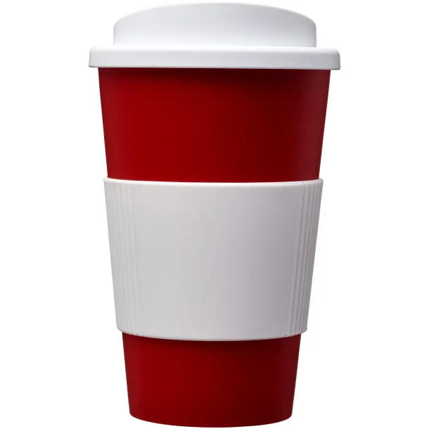 Americano® 350 ml insulated tumbler with grip Red White