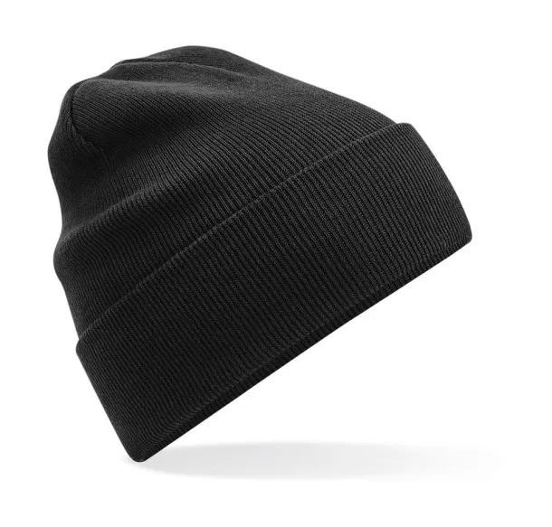  Organic Cotton Original Cuffed Beanie - Beechfield Black