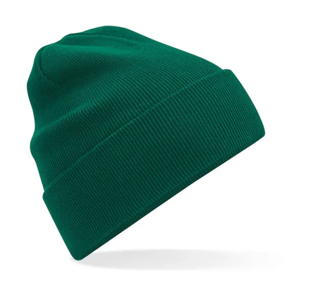  Organic Cotton Original Cuffed Beanie - Beechfield Bottle Green