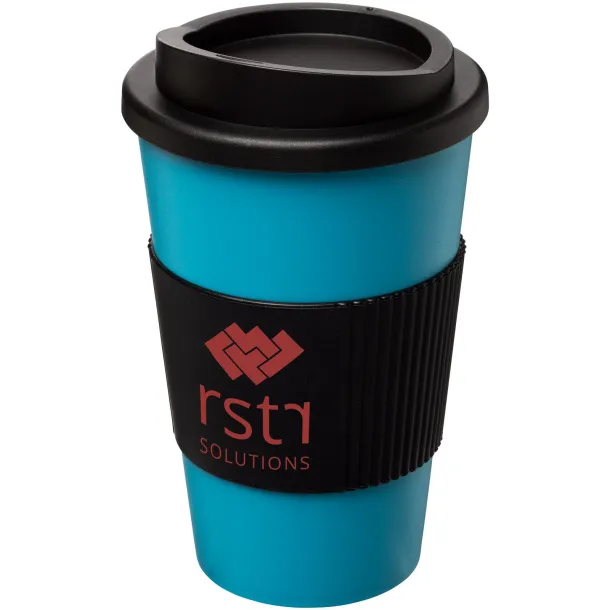 Americano® termo šalica, 350 ml - Americano® Aqua blue Crna