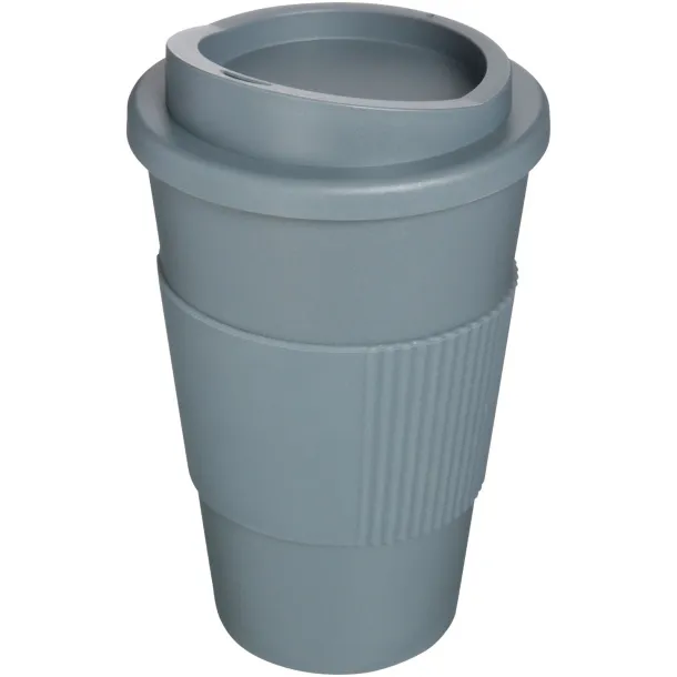 Americano® 350 ml insulated tumbler with grip Grey