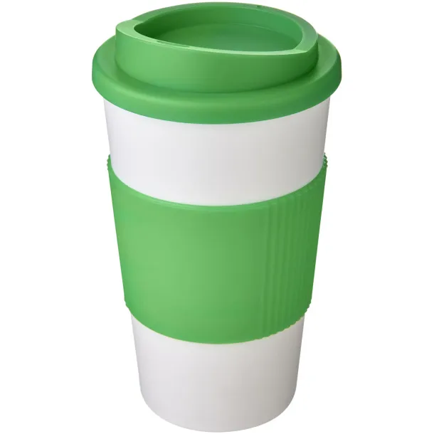 Americano® 350 ml insulated tumbler with grip - Unbranded White Green