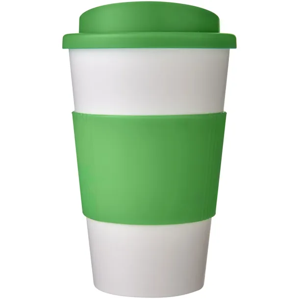 Americano® 350 ml insulated tumbler with grip White Green