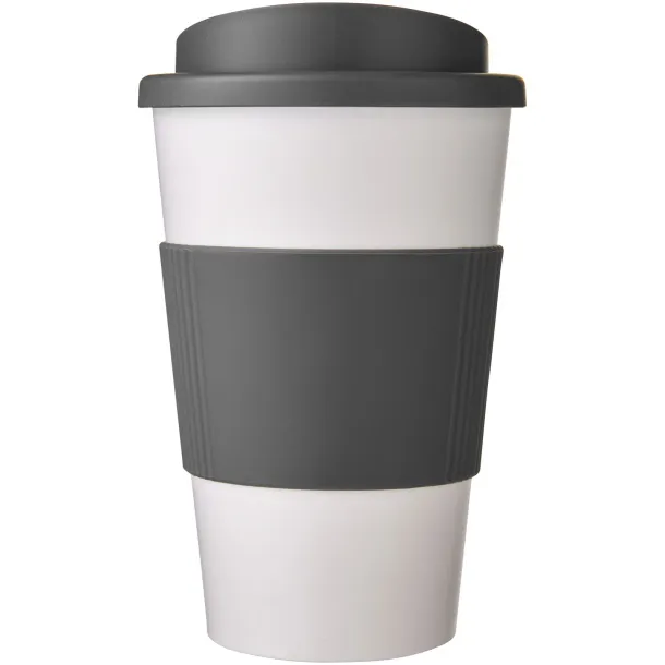 Americano® 350 ml insulated tumbler with grip White Grey