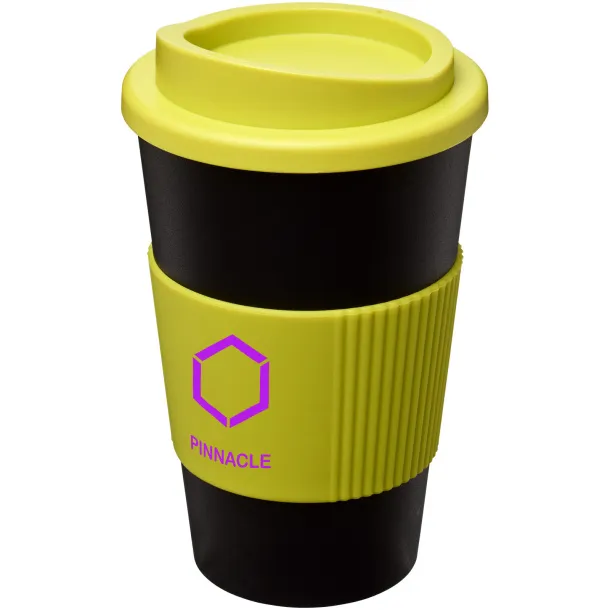 Americano® 350 ml insulated tumbler with grip Lime Lime