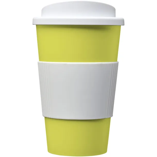 Americano® 350 ml insulated tumbler with grip Lime White