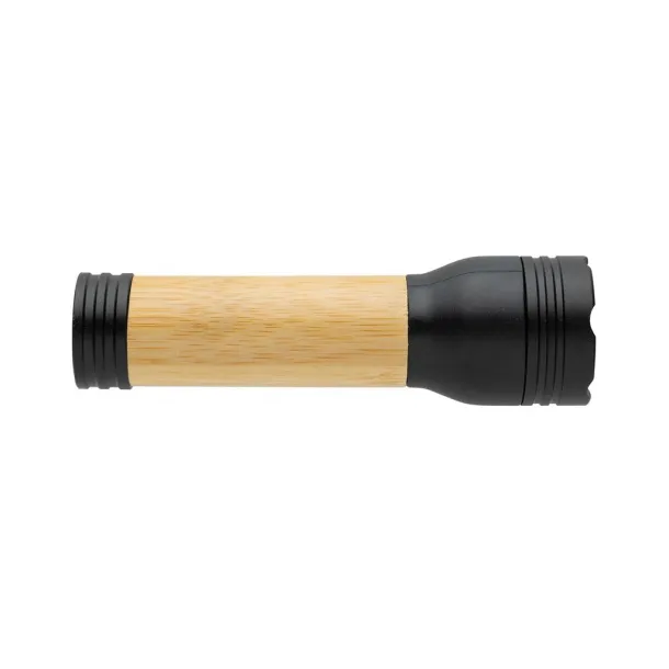  Lucid 1W RCS certified recycled plastic & bamboo torch - XD Collection Black Brown