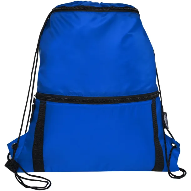 Adventure recycled insulated drawstring bag 9L Royal blue