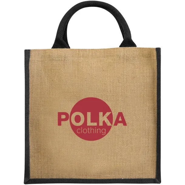 Chennai jute tote bag Natural Crna