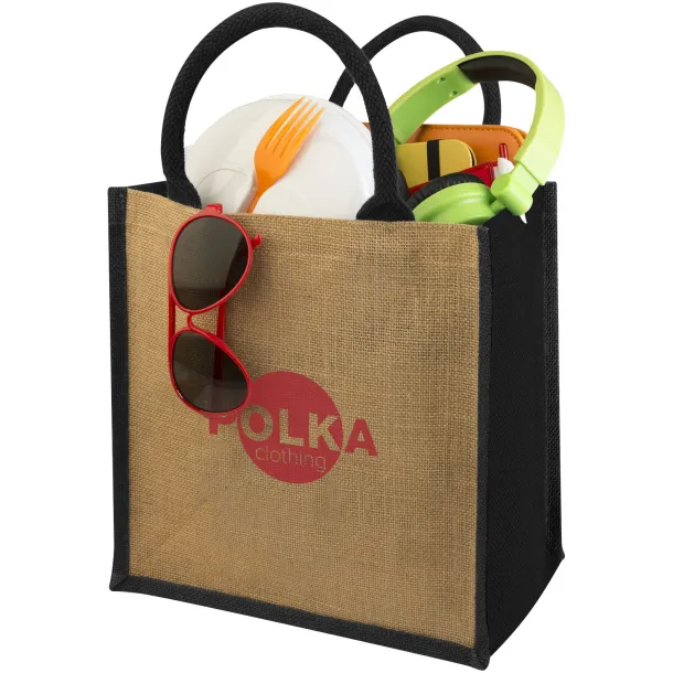 Chennai jute tote bag Natural Crna