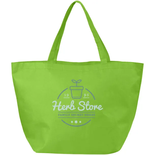 Maryville non-woven shopping tote bag - Unbranded Lime