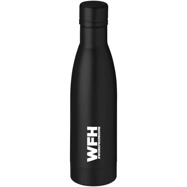 Vasa 500 ml copper vacuum insulated sport bottle Solid black