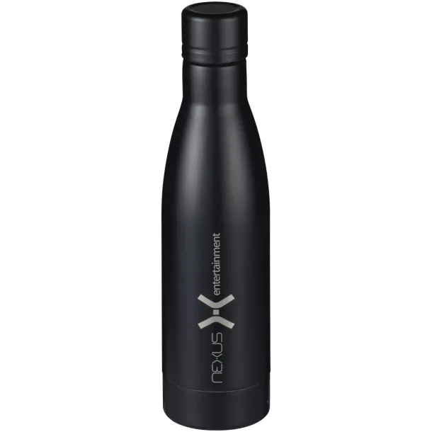 Vasa 500 ml copper vacuum insulated sport bottle Solid black