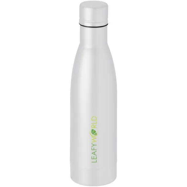 Vasa 500 ml copper vacuum insulated sport bottle - Unbranded White