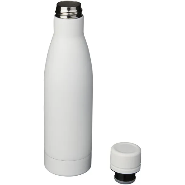 Vasa 500 ml copper vacuum insulated sport bottle - Unbranded White