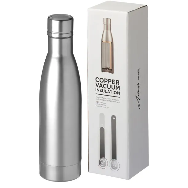 Vasa 500 ml copper vacuum insulated sport bottle Silver