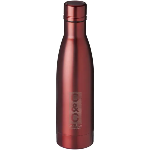 Vasa 500 ml copper vacuum insulated sport bottle Red