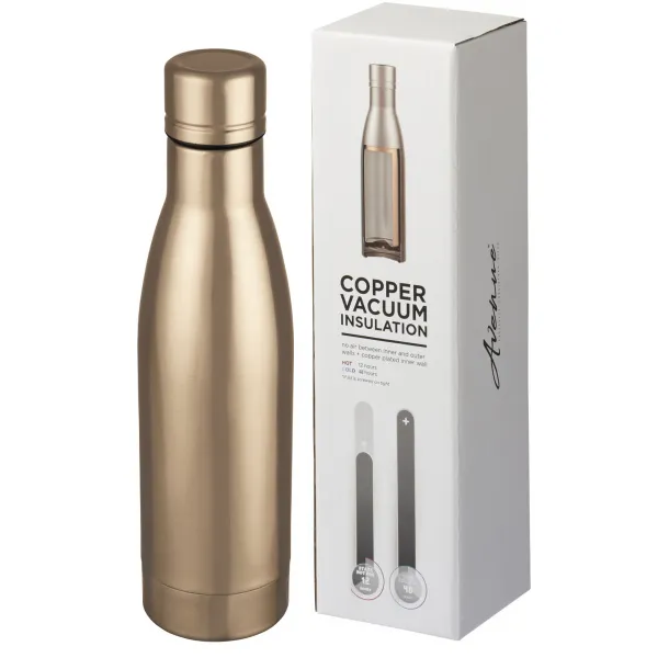 Vasa 500 ml copper vacuum insulated sport bottle Rose gold