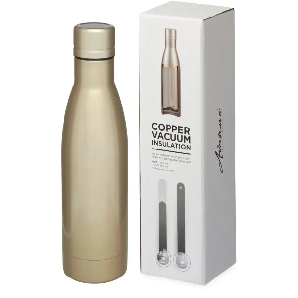 Vasa 500 ml copper vacuum insulated sport bottle Gold