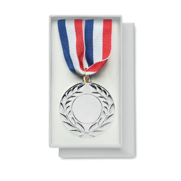 WINNER Medal 5cm diameter Matt Silver