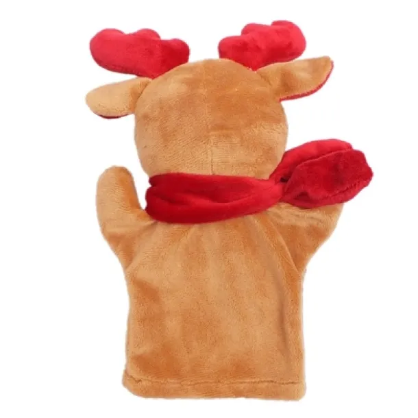 Dazzle Plush reindeer, hand puppet brown