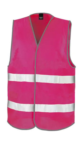  Core Enhanced Visibility Vest - Result Safe-Guard Raspberry