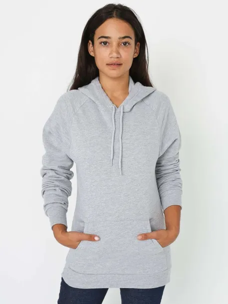  Unisex hoodica od flisa - American Apparel Heather Grey