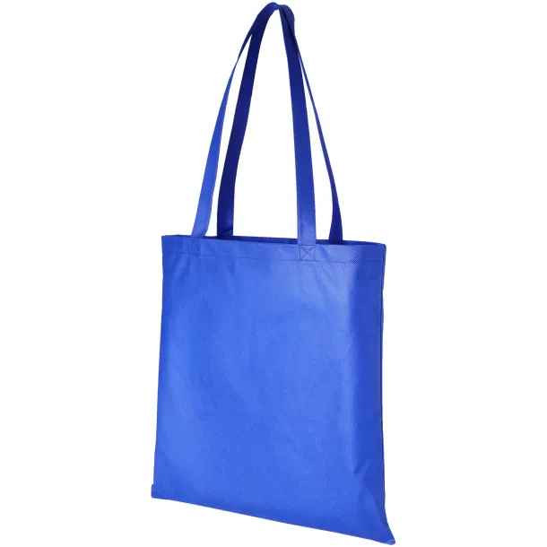 Zeus large non-woven convention tote bag Royal blue