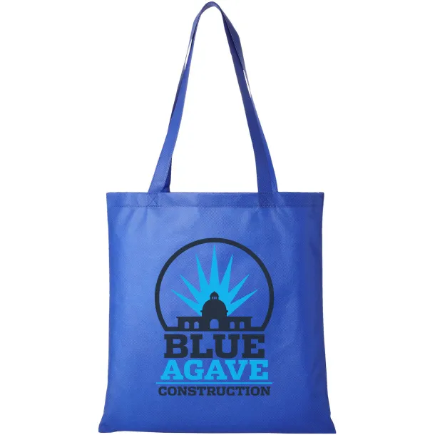 Zeus large non-woven convention tote bag Royal blue