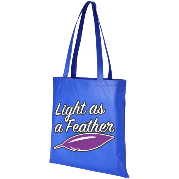 Zeus large non-woven convention tote bag - Unbranded Royal blue