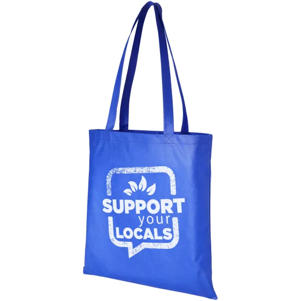 Zeus large non-woven convention tote bag Royal blue