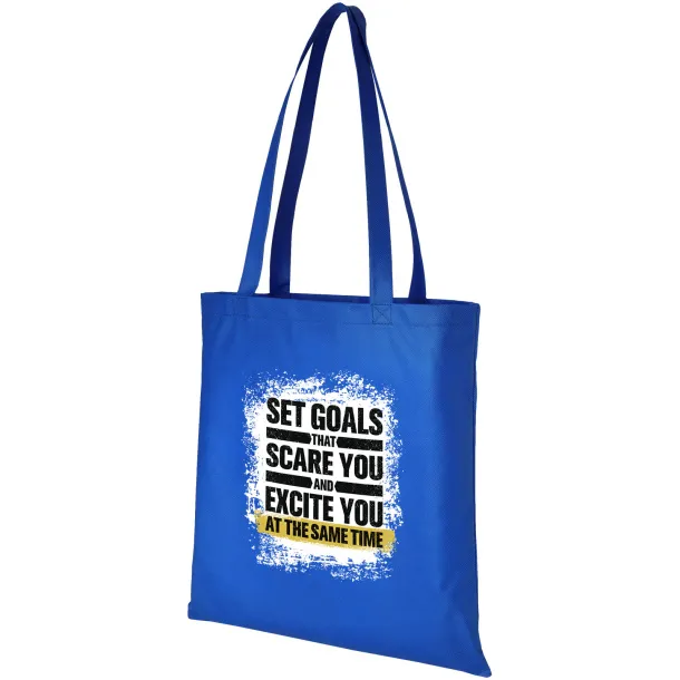 Zeus large non-woven convention tote bag Royal blue