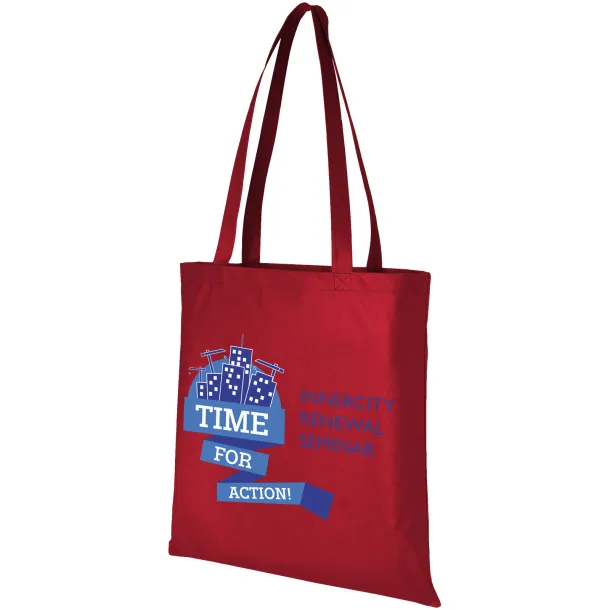 Zeus large non-woven convention tote bag - Unbranded Red