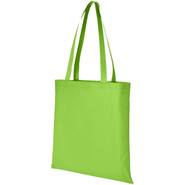 Zeus large non-woven convention tote bag - Unbranded Lime