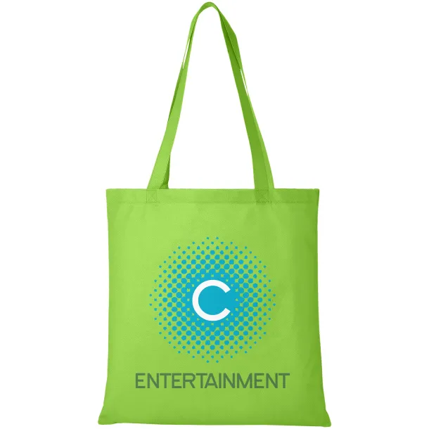 Zeus large non-woven convention tote bag - Unbranded Lime