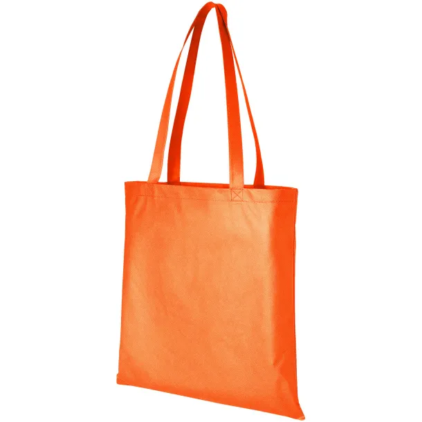 Zeus large non-woven convention tote bag Orange