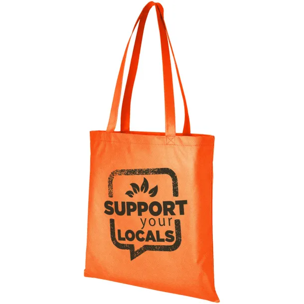 Zeus large non-woven convention tote bag Orange