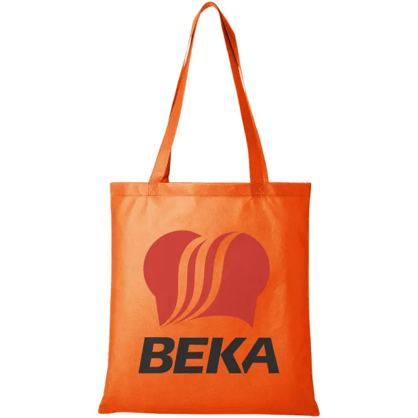 Zeus large non-woven convention tote bag Orange