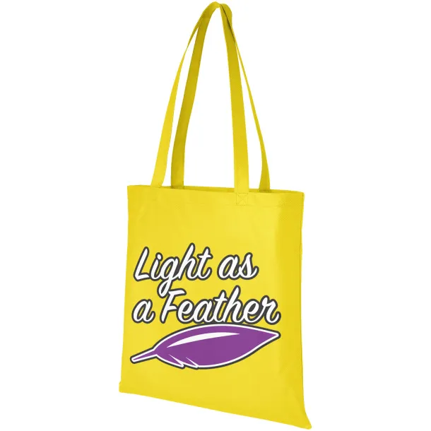 Zeus large non-woven convention tote bag - Unbranded Yellow