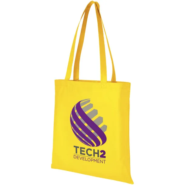 Zeus large non-woven convention tote bag - Unbranded Yellow