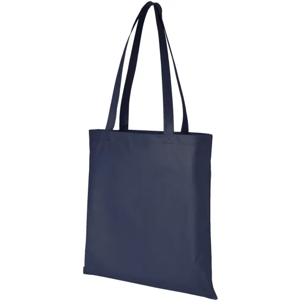 Zeus large non-woven convention tote bag Navy Blue