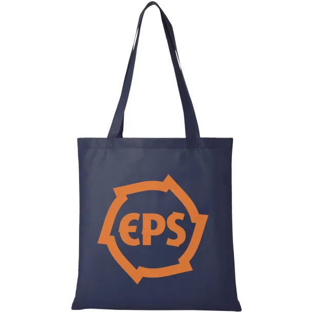 Zeus large non-woven convention tote bag Navy Blue