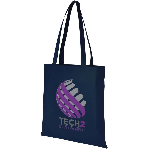 Zeus large non-woven convention tote bag Navy Blue