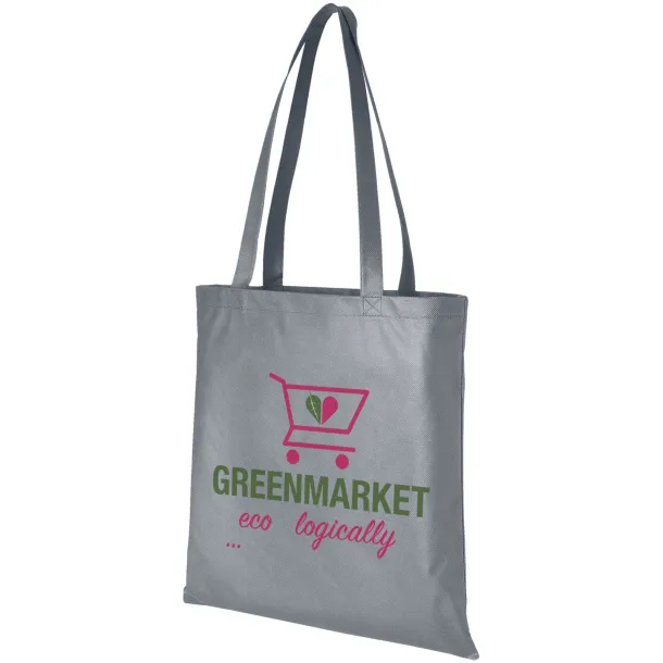 Zeus large non-woven convention tote bag Grey