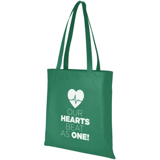 Zeus large non-woven convention tote bag Green