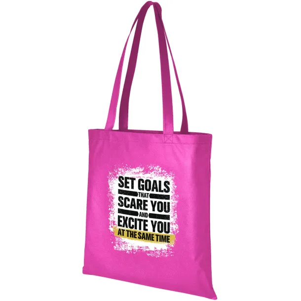 Zeus large non-woven convention tote bag Magenta