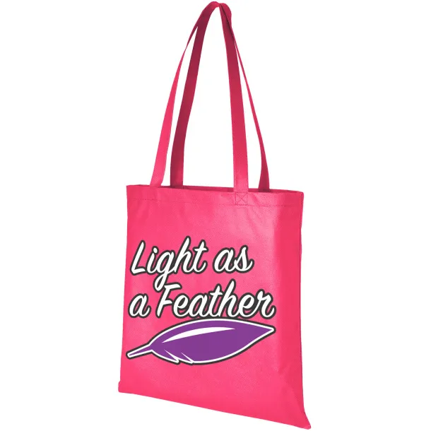 Zeus large non-woven convention tote bag Magenta