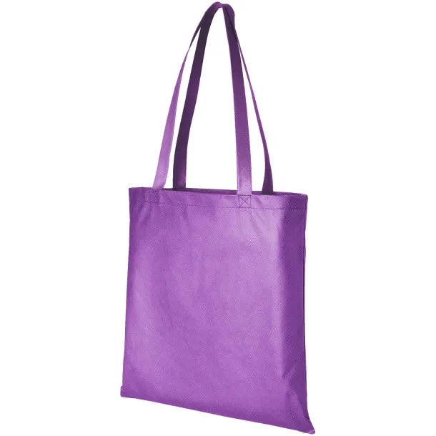 Zeus large non-woven convention tote bag Lavanda