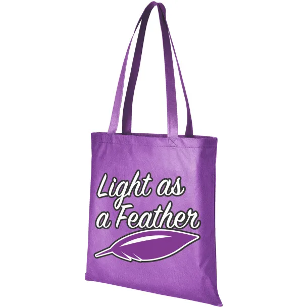 Zeus large non-woven convention tote bag Lavanda