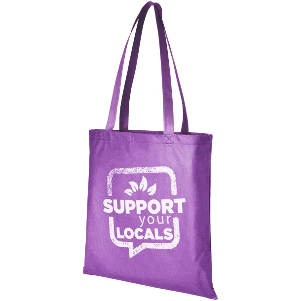 Zeus large non-woven convention tote bag Lavanda